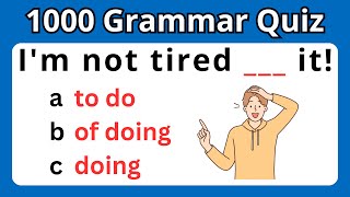 1000 English Grammar Test Practice Questions With Answers amp Explanations [upl. by Attennot]