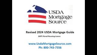 2024 USDA Loan Guide  New Income Limits Loan Limits [upl. by Weig]