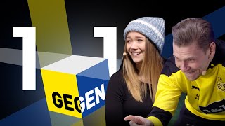 Lukasz Piszczek vs Julia Beautx 1vs1  The Game Show [upl. by Melitta]