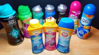 Unboxin Doxin  Downy Arm amp Hammer Purex And Gain Laundry Scent Fragrance Crystals Booster Beads [upl. by Koss761]