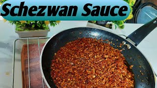 Schezwan Sauce RecipeRed Chilli Sauce Recipe [upl. by Hermy]