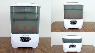 How To Use the Baby Brezza Sterilizer and Dryer Advanced and Review [upl. by Conlen]