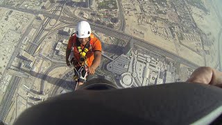 Climbing to the Top of the Burj Khalifa The Worlds Tallest Building  BehindtheScenes [upl. by Eillehs812]