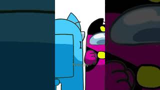 Cyan x MagentaAmong uscringe 😬 amongus animation shorts [upl. by Nisen]