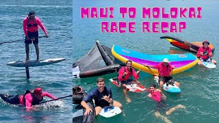 Maui 2 Molokai and Molokai Holokai Foil Race Recap July 2024 wing foil and SUP foil racing M2M [upl. by Allecnirp354]