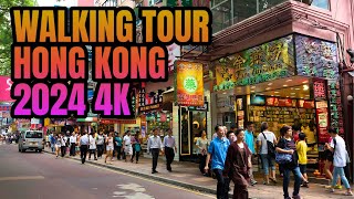 Breathtaking 4K Hong Kong Walking Tour Experience [upl. by Horick775]