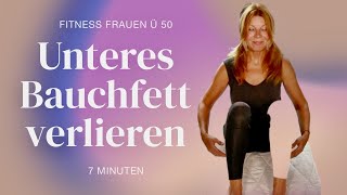 7 Min Unteres Bauchfett verlieren  Sanftes Workout Frauen Ü50 by Kirsty Coco [upl. by Beaumont477]