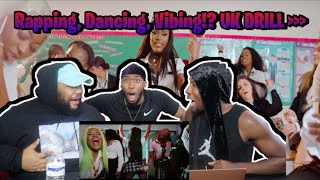 AMERICANS REACT TO UK DRILL  Ivorian Doll  Rumours Official Music Video [upl. by Nauqal]