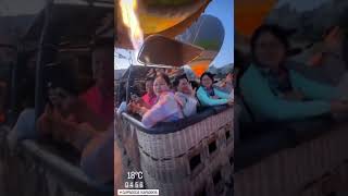 🔥Hot air balloon Cappadocia hotairballoon hotairballoonfestival hotairballoonride [upl. by Dunaville511]