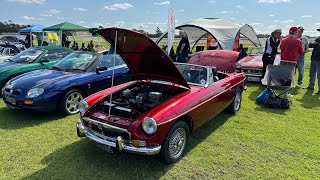 Classic Car Show  the Ascot Race Course in WA 080924 [upl. by Natsyrk]