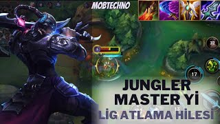 MASTER Yİ İLE KOLAYLIKLA MASTER OLUN  JUNGLER MASTER Yİ İLE DERECELİDE KİLL YAĞMURU  Wild Rift [upl. by Harlie]