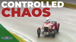 10 minutes of incredible prewar battles and drifts  Goodwood Revival [upl. by Eidnar]