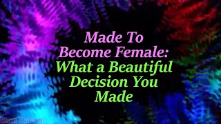 1 Hour Sleep🌸💄What a 💃Beautiful💋 Decision You Made  Feminization Meditation  Transgender [upl. by Nylqcaj829]