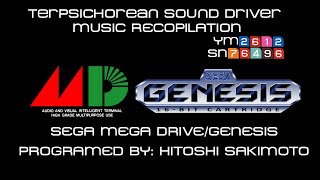 Terpsichorean in SEGA Mega DriveGenesis Music Recopilation [upl. by Llydnek]