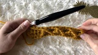 Diamond Trellis Crochet Tutorial [upl. by Yordan]