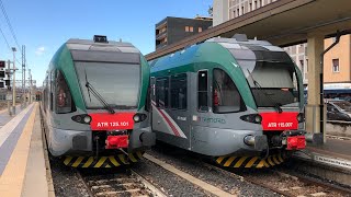 TRENI PASSEGGERI e merci ALLA STAZIONE di Brescia [upl. by Annoirb]