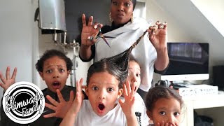 BLACK MUM ATTEMPTS TO CUT MIXED RACE DAUGHTERS HAIR [upl. by Asenad]