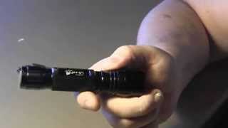 ultrafire flashlight review torch review [upl. by Eladnor338]