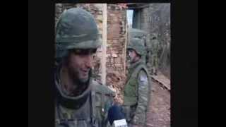 Greek soldiers and Serbians civilians in Kosovo [upl. by Luciana888]