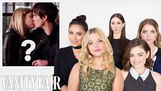 Pretty Little Liars Cast Guesses Who’s Kissing Who on Their Show  Vanity Fair [upl. by Ashlin477]