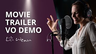 Professional Voice for Movie Trailers  Female Voice Over Demo [upl. by Airaet54]