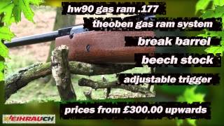 THE WEIRAUCH HW 90 GAS RAM 177QUICK LOOK [upl. by Dressel]