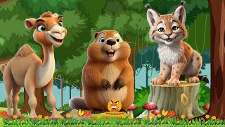 The Funniest Animal Sounds Lynx Camel Baboon Sparrow  ANIMAL BGM [upl. by Aihseyk]