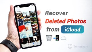 How to Restore Photos from iCloud amp Recover Deleted Photos  2023 iOS 16 [upl. by Tanitansy]