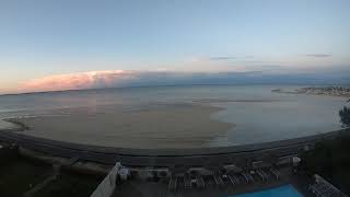 Arcachon basin storm cell receding and timelapse [upl. by Cressy577]