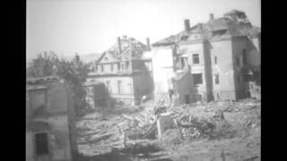 Bomb Damage In Plauen Germany in World War [upl. by Aigneis]