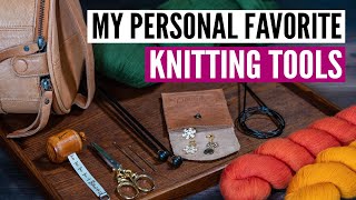 Whats in my project bag Essential knitting tools [upl. by Ettevi]