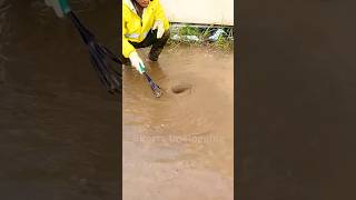 Unclogging Drain With Big Whirlpool shortvideo drainage satisfying shorts whirlpool [upl. by Artimas]