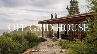 Architect Designs An OffGrid Super House In The Hills of The Californian Coast House Tour [upl. by Nidnarb]