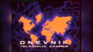 1983 Croatia TV Zagreb  špica Dnevnik  News Intro [upl. by Gnous]