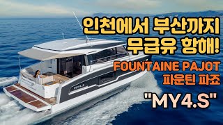 Fountaine Pajot 파운틴 파죠 모터요트 quotMY4Squot 퍼포먼스 및 연비 [upl. by Myranda]