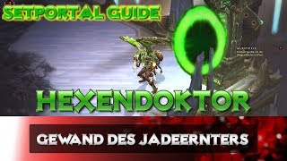 Diablo 3 Setportal Guide  Hexendoktor  Gewand des Jadeernters Build  WD  Guide  German [upl. by Hege]