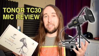 TONOR TC30 USB Condenser Microphone Review [upl. by Cohette369]