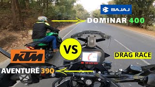 Bajaj Dominar 400 Vs KTM 390 Adventure  Dominar 400 beats 390 Adventure [upl. by Cherise]