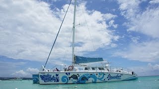 Catamaran ride at Beaches Negril [upl. by Nesnej]