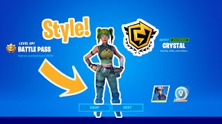 NEW Fortnite FNCS Crystal Skin  Custom Fortnite Crystal Skin [upl. by Siger]