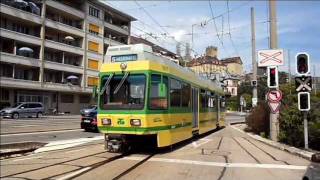 Strassenbahn Neuchâtel  Impressionen Sommer 2010 [upl. by Nolad]