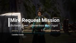 Mir4 Request Mission  Ownerless Gold Ingot [upl. by Trevor]