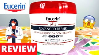 EUCERIN PH5 ADVANCED REPAIR❤️RESEÑA😱REVIEW⏰CREMA INTENSIVA⭐CERAMIDAS🏆PIEL SECA✨DERMALOVERS😍SKINCARE [upl. by Lardner]