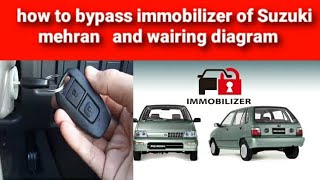 how to bypass immobilizer of suzuki mehran [upl. by Akinnor701]