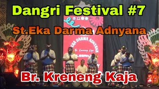 Baleganjur St Eka Darma Adnyana BrKreneng Kaja  Dangin Puri Festival ke 7 [upl. by Oneg]