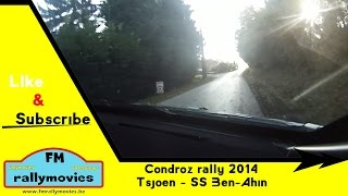 Condroz rally 2014  ONBOARD  Tsjoen on SS BenAhin HD [upl. by Tormoria165]