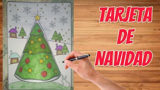 Cómo hacer una TARJETA de NAVIDAD con Pinito en 3D  Fácil y Creativo 🎄✨ [upl. by Harwilll]