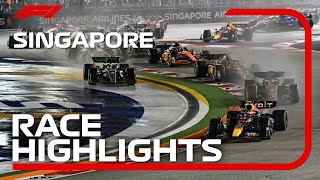 Race Highlights  2022 Singapore Grand Prix [upl. by Attennaej]