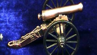 M1857 Light 12 Pounder Gun Napoleon Cannon Miniaturempg [upl. by Chuah]