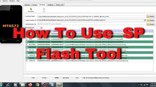 How To Use SP Flash Tool  Flash Stock Rom To Any MediaTek Chipset Mobiles  GADGET GLORY [upl. by Aicyle]